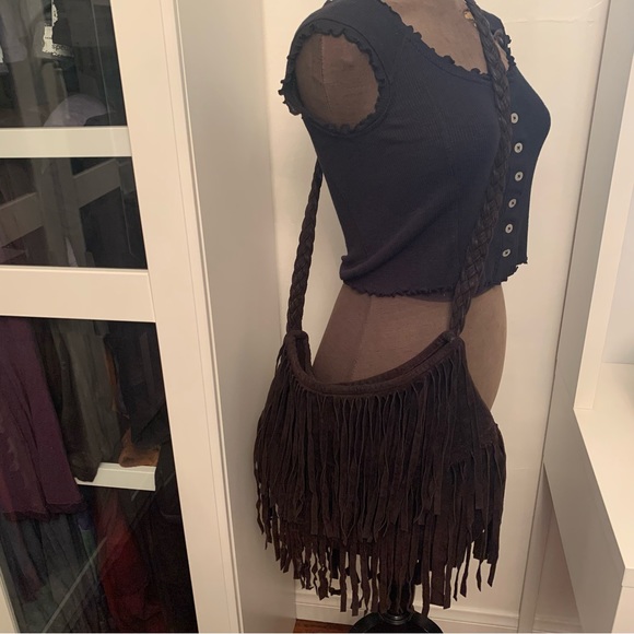 JJ Winters Suede Fringe Bag - Picture 4 of 16